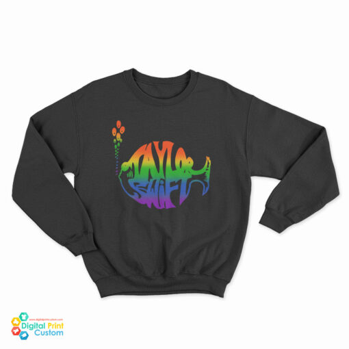 The Swiphtie Phish Rainbow Logo Sweatshirt