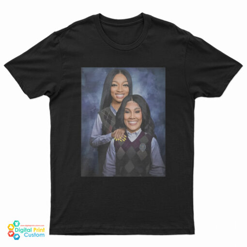 Angel Reese And Kamilla Cardoso Step Sister T-Shirt