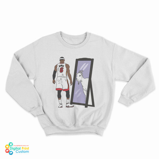 LeBron James Mirror GOAT Sweatshirt