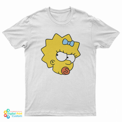 The Simpsons Maggie Simpson Angry Big Face T-Shirt